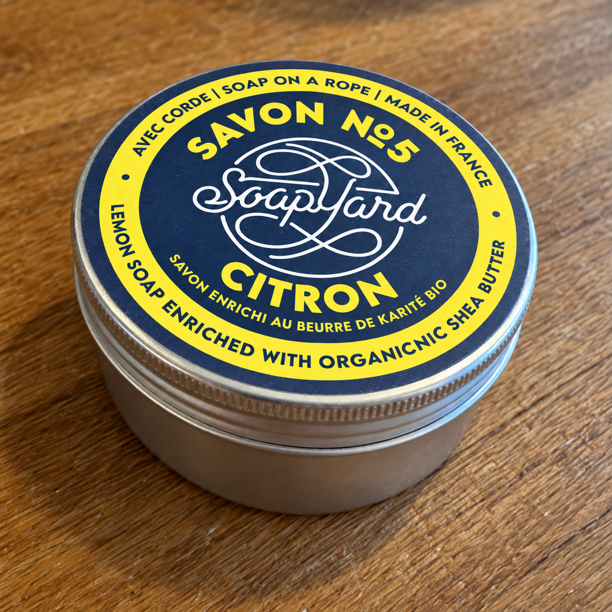 Savon CITRON — boîte en aluminium Soapyard