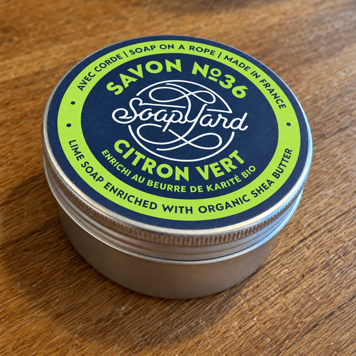 Boîte en aluminium Soapyard — CITRON VERT