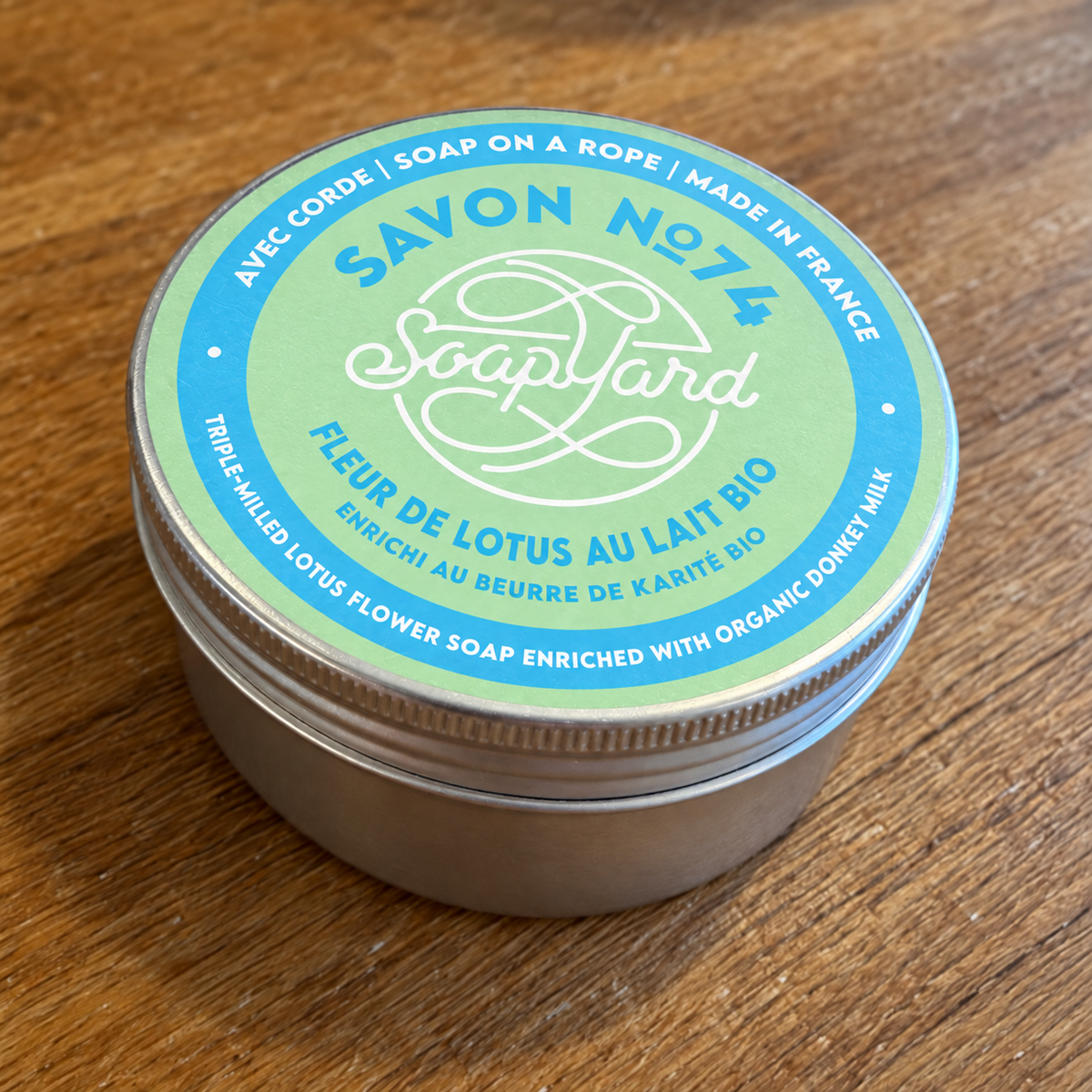 Boîte en aluminium Soapyard — FLEUR DE LOTUS AU LAIT BIO