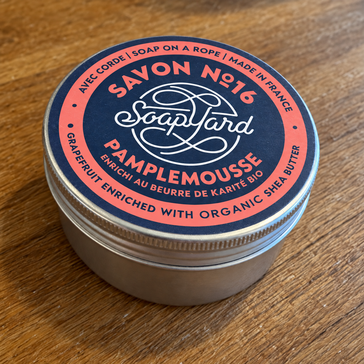 Boîte en aluminium Soapyard — PAMPLEMOUSSE